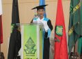 KH Husein Muhammad saat menyampaikan pidato ilmiahnya pada Penganugerahan Doctor Honoris Causa bidang Tafsir Gender di UIN Walisongo Semarang