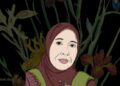 Nyai Badriyah Fayumi di Masjid Istiqlal