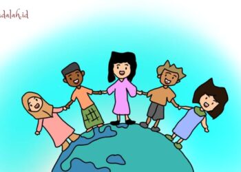 Mengusap Kepala Anak Yatim