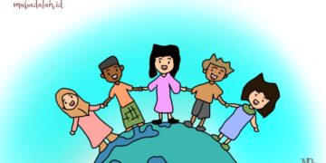 Mengusap Kepala Anak Yatim